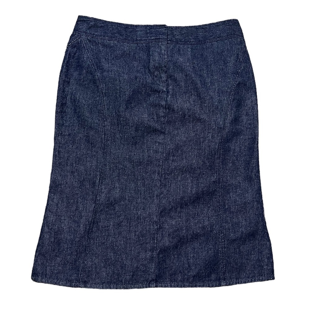Express Hourglass Blue Jean Pencil Skirt | Women’s 3/4